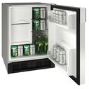 21" Marine Combo Icemaker/Refrigerator, Reversible Hinge, Stainless, 115v image number 2