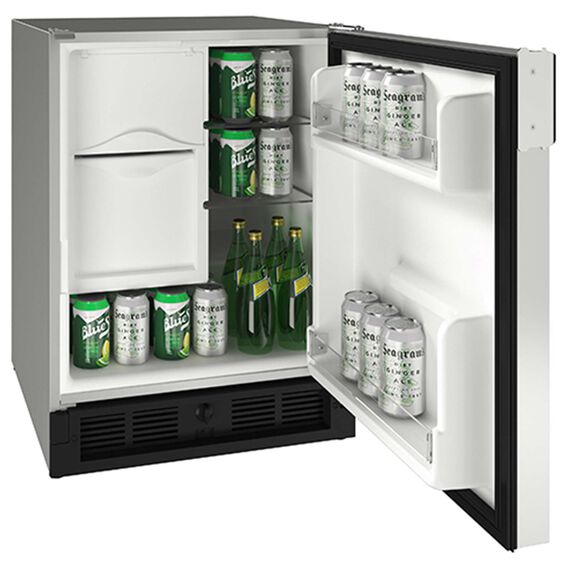 21" Marine Combo Icemaker/Refrigerator, Reversible Hinge, Stainless, 115v image number 2