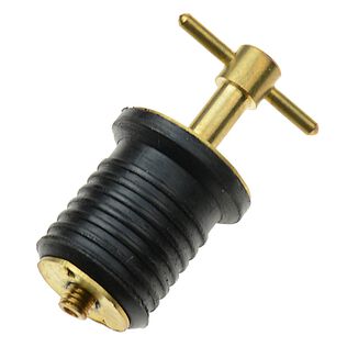 1" Brass Twist Drain Plug