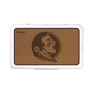 SeaDek Cooler Pad - Collegiate Collection - Fits RTIC 45 - Mocha / Black, Florida State University
