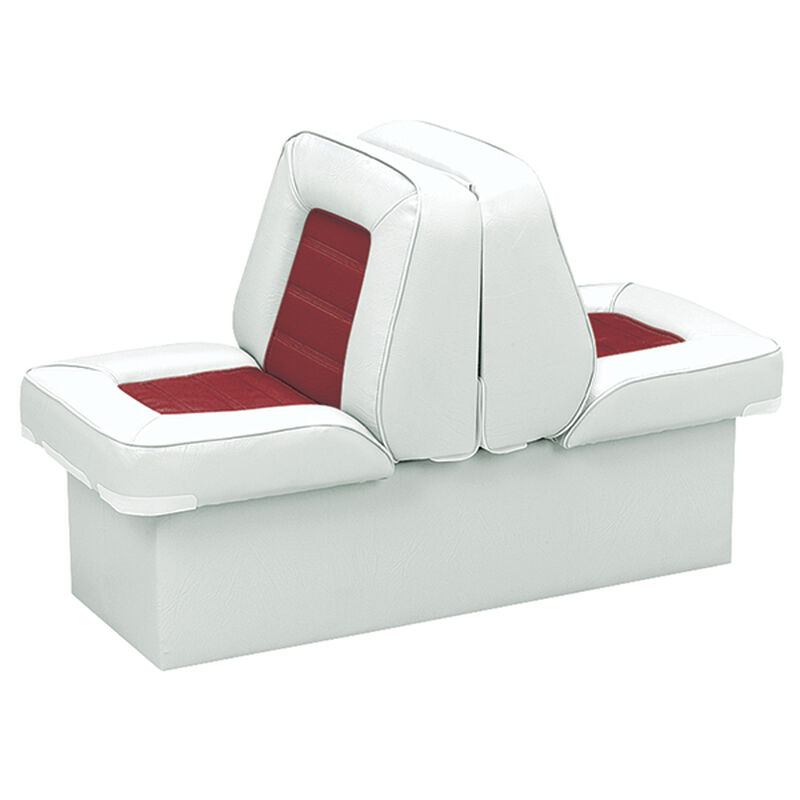 10" Base Lounge Seat, White/Red image number null