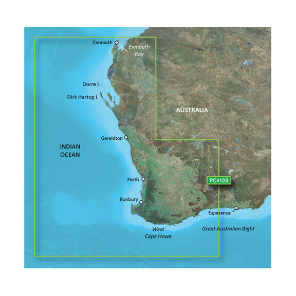 HXPC410 Esperance to Exmouth Bay BlueChart g3 microSD/SD Card image number 0