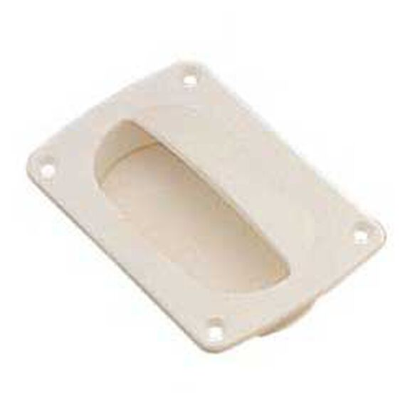 Delrin Flush Pull, Large, White image number 0