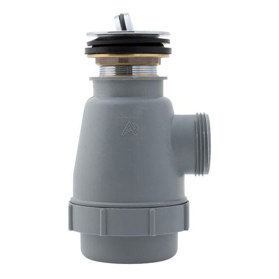 1-1/2" Drain, Flip Trap Sink Drain no Overflow, 1-1/4"-M Thread Chrome image number 1