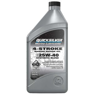 25W-40 Synthetic Marine Engine Oil, 1 Quart