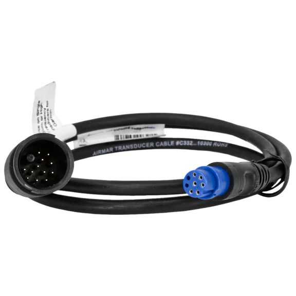 M&M Cable, 12-Pin Chirp Series, with Garmin 8-pin Connector- Low - 1m image number 0