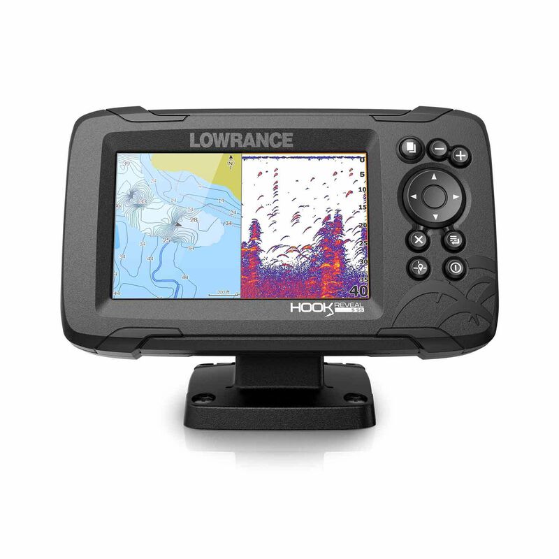 LOWRANCE HOOK Reveal 5 Fishfinder/Chartplotter Combo with 50/200