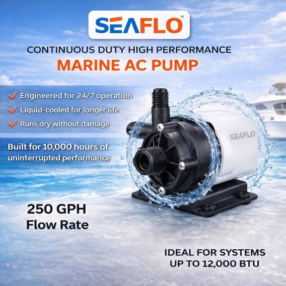 SEAFLO 250 GPH 115V Marine AC Circulation Pump image number 5