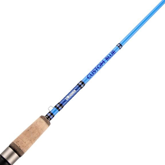 7' Custom Blue Inshore Baitfeeder Spinning Combo, Medium Power