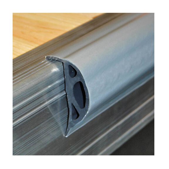 True Color Commercial Grade P-Shape Vinyl Dock Edging, Large 10' Straight image number 0