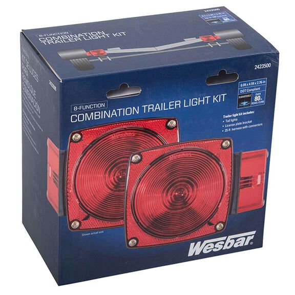 Trailer Light Kit with Harness for Trailers Over 80" image number 1