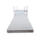 T-Shaped Aluminum Frame with Aluminum Platinum Series Decking Complete Dock Packages image number 0
