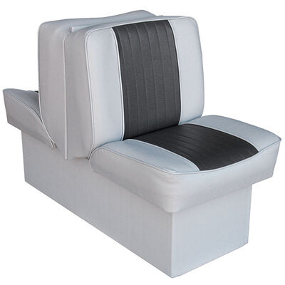 10" Base Run-a-Bout Lounge Seat, Gray/Charcoal