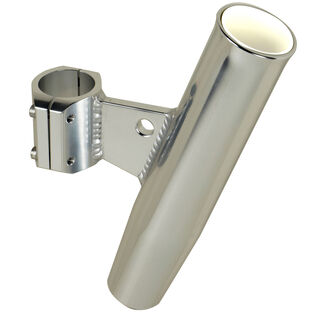 Aluminum Vertical Clamp-On Rod Holder, Fits 1.315" Measured Outside Diameter