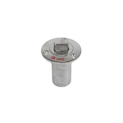 Stainless Steel Deck Fill for Gas Hose, 2"