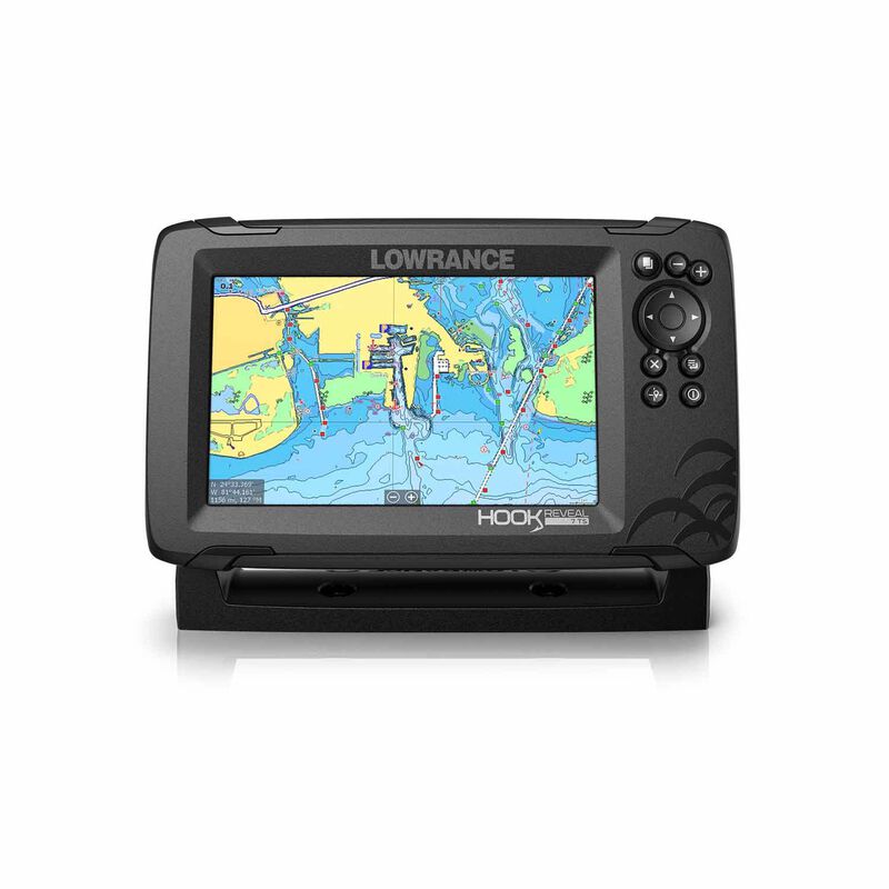 HOOK Reveal 7 Fishfinder/Chartplotter Combo with TripleShot Transducer and C-MAP Contour Plus Charts image number 2
