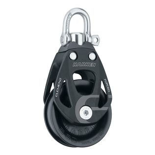 60 mm Element Single Block with Swivel/Locking Shackle