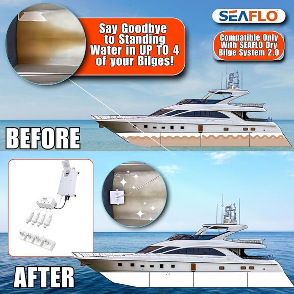 SEAFLO Dry Bilge 4-Zone Splitter System 12V Marine Solenoid Valve image number 6