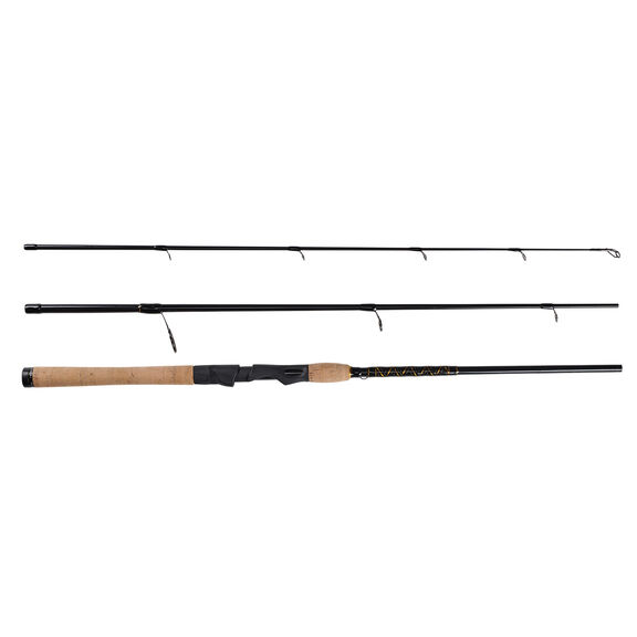 1 weight fly fishing rod Collapsible Travel Fly Rod – 4wt 9ft | Most Versatile Matte Black Reel / Left Hand Retrieve main image 1