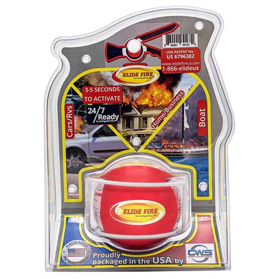 4" Elide Fire Ball Fire Extinguisher with Non-Closeable Mounting Bracket