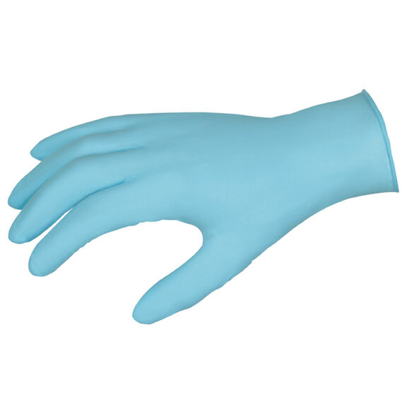4 Mil Powder-Free Disposable Nitrile Gloves, 100-Pack, Medium image number 2