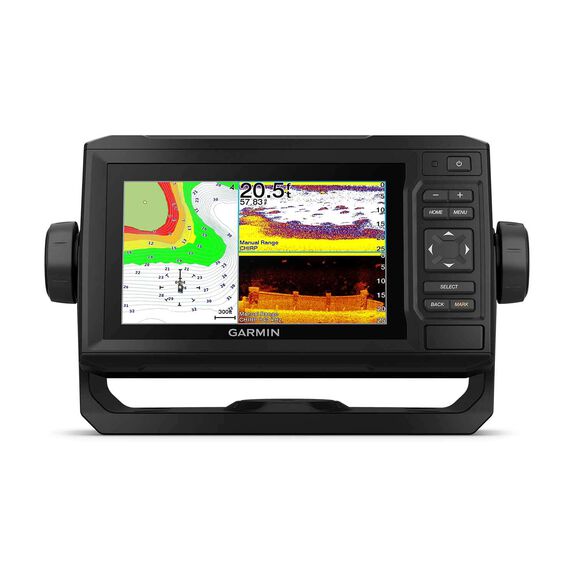 ECHOMAP&trade; UHD 63cv Chartplotter/Fishfinder Combo with US LakeVu g3 Cartography and with GT24 Transducer image number 3