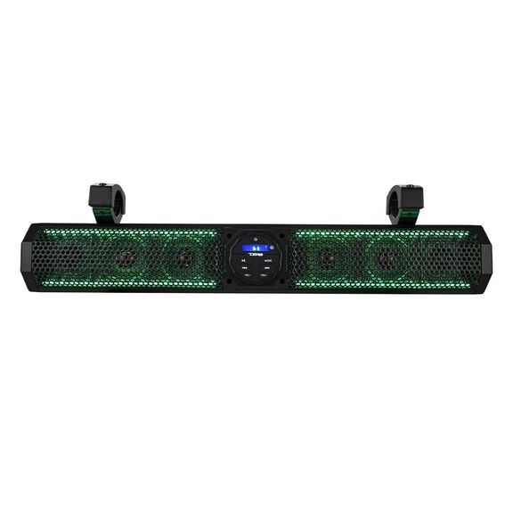26" Marine Amplified with Bluetooth Sound Bar Speaker System, 6 Speakers and RGB LED Lights, 600 Watts image number 1