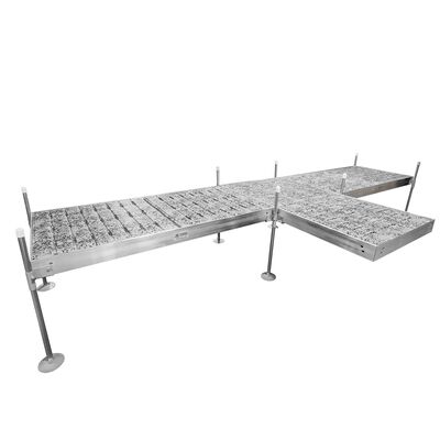 T-Shaped Aluminum with Terrazzo Decking Complete Dock Packages