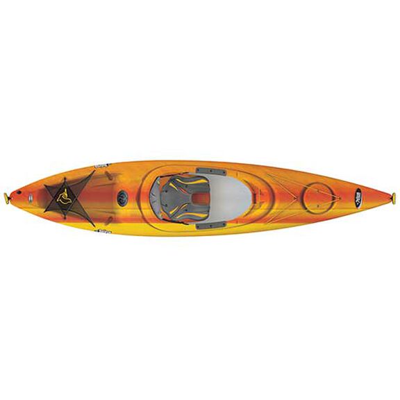 Intrepid 120X Sit-Inside Kayak, Red/Yellow/White image number 0