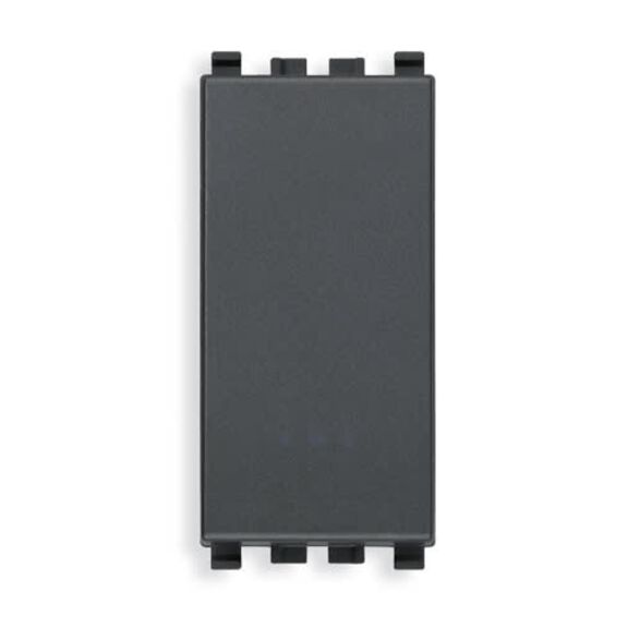 Vimar Eikon 1P NO 10A Push Button, Lightable, Replaceable Button, Grey image number 0
