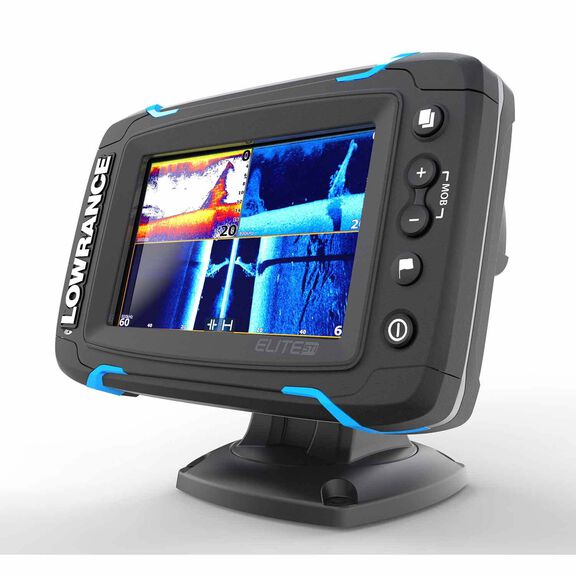 Elite-5 Ti Fishfinder/Chartplotter Combo with DownScan Transducer and Basemap Charts image number 2
