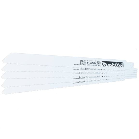9" All-Purpose Recipro Saw Blade, 10/14TPI, 5-Pack image number 0