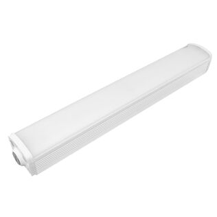 IMTRA 2' Linear HO Marine LED Fixture, 120-277V - 60W, 180&deg;, White, IP67, Includes SS Bracket