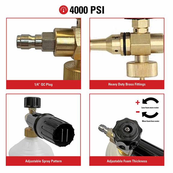 Simpson High Pressure Foam Cannon Rated up to 4000 PSI image number 2