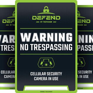 No Trespassing Sign (3 Pack)