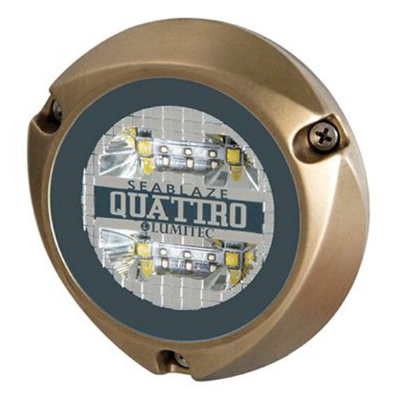 SeaBlaze Quattro LED Underwater Light, 2,000 Lumen, White/Blue image number 0