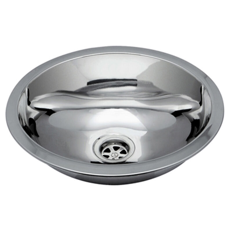 AMBASSADOR MARINE Half Oval Stainless Steel Sink West Marine