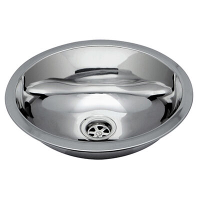 Half Oval Stainless Steel Sink