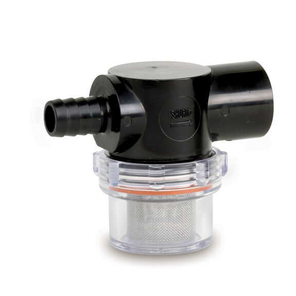 Water Strainer, 1/2" Barb In, 1/2" NPS Female Out image number 0