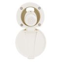 Recessed Shower Warm White Cup & Lid, Small Warm White Sprayer, 6' Stainless Steel Hose image number 4