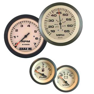 Sahara Series Outboard 4 Gauge Set