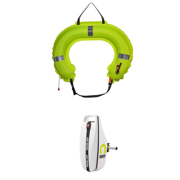 Jon Buoy Inflatable Horseshoe, White Case image number 0