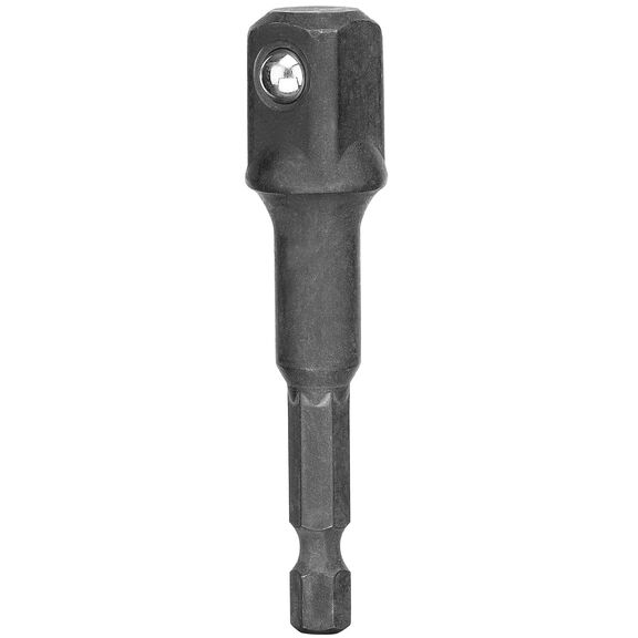 DEWALT 1/4" Hex Shank To 1/2" Impact Ready Socket Adaptor, Dark Grey image number 0