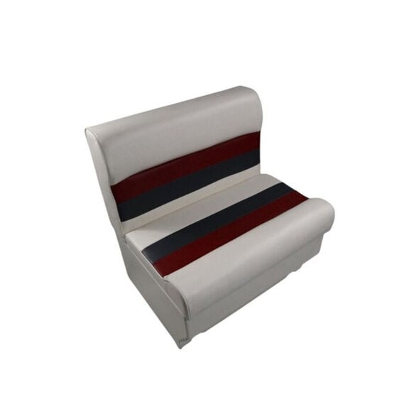Premium Series 28" Pontoon Bench Seat Cushion Set With Base image number 0