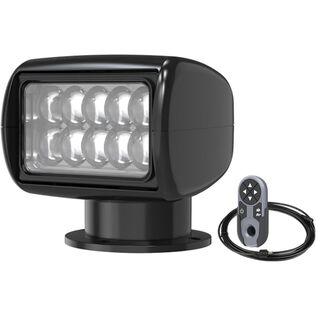SEAFLO 25W Remote Control LED Marine Searchlight, Black, 5500K