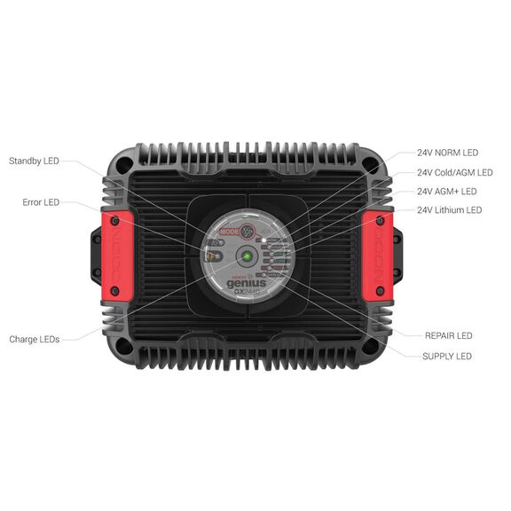 Noco Genius UltraSafe Industrial Battery Charger with Repair Mode and Reverse Polarity Protection, 40 Amp, 24V image number 2
