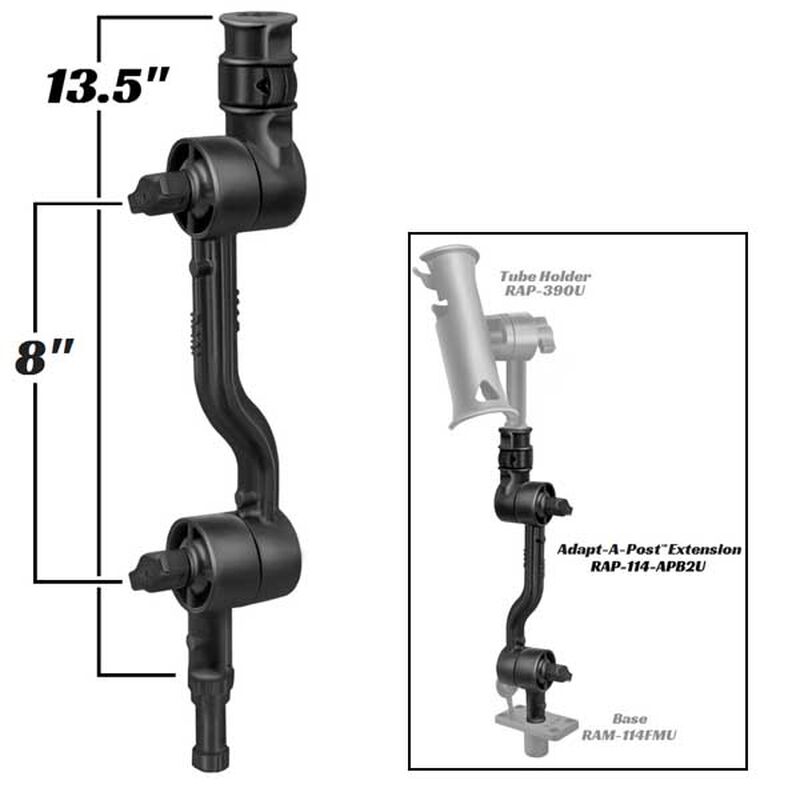 RAM Adjustable Adapt-A-Post 13.5" Extension Arm image number 0