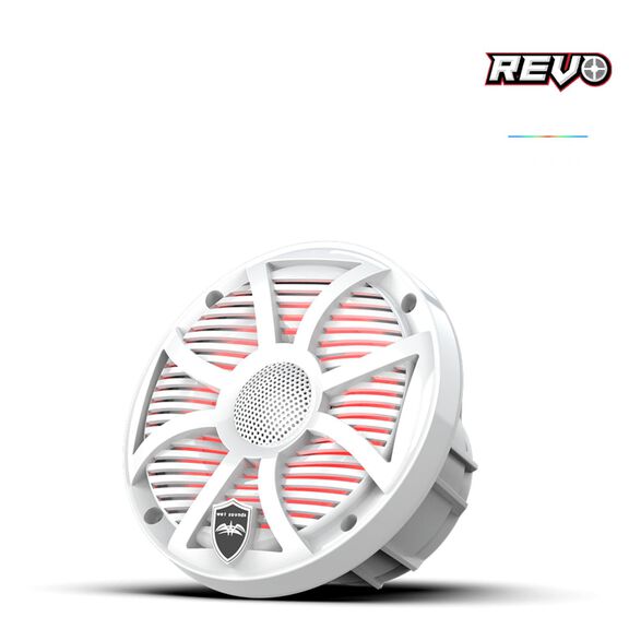 Wet Sounds REVO 6.5 inch High Output Coaxial Speakers w/ SW-White RGB Grilles image number 2