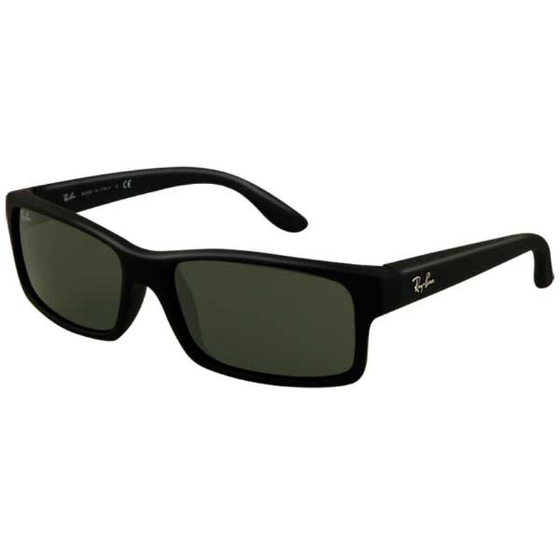 Fast & Furious Sunglasses, Black Rubber Frames with Green Lenses West