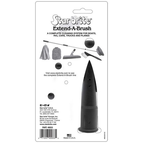 Extend-A-Brush Boat Hook Attachment, Universal Fit for All Extend A Brush Handles & Poles image number 1